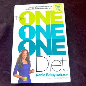 Diet book.  The one one one diet. By Raina Batayneh, MPH